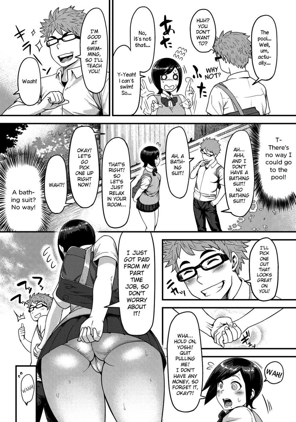 Hentai Manga Comic-Peach Butt Motion-Read-3